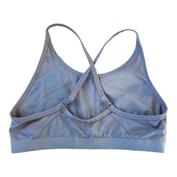 Aerie Grey Sports Bra Thin Strap Women’s Size Large - Picture 2 of 6